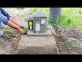 Make a New Model 2025 Mud House Temple Built In 3 Days complete 😱🏠