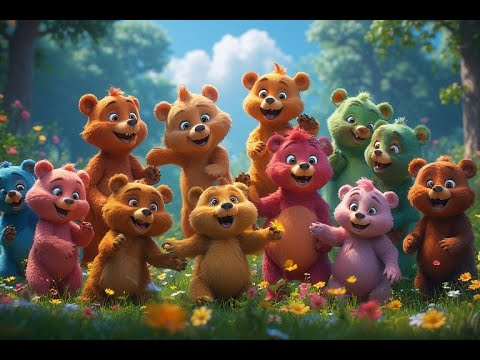 10 Little Bears Song for Kids | Counting Nursery Rhyme - YouTube