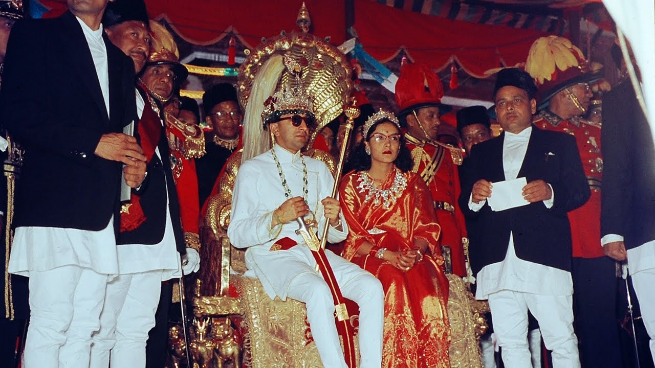 Coronation of King Mahendra Bir Bikram Shah Dev of Nepal 2nd May 1956   HD