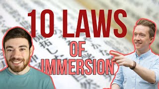 The 10 Laws of Effective Immersion w/ @storylearning