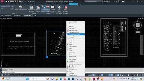 Hướng dẫn chuyển file PDF, JPG, TIF sang file AutoCAD DWG chất lượng tốt