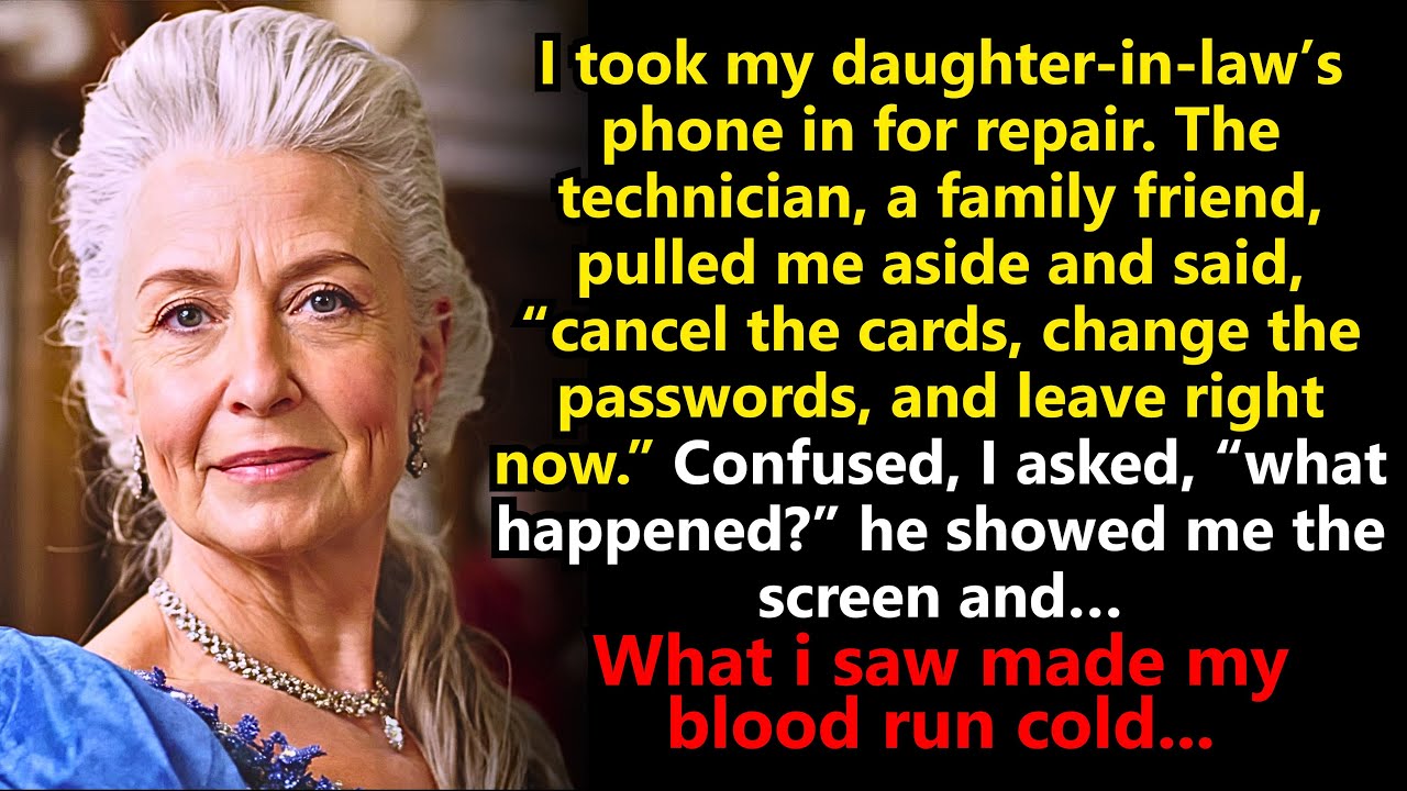 I Took My Daughter-in-Law’s Phone for Repair — The Tech Said: “Get Out of the House Immediately!”