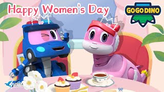 👑Girl Power👑 GoGoDino Women's Day Special | Girls Can Do Anything | Dinosaurs for Kids | Cartoon