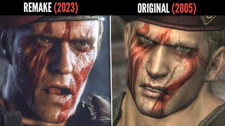 MAJOR KRAUSER VS LEON - Full Fight Comparison in Resident Evil 4: Original vs Remake Editions...