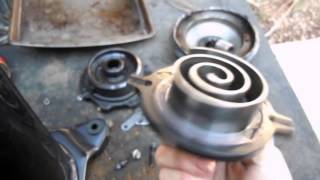 Inside of a Copland Compliant Scrol HVAC compressor