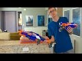 SHOOTING 430 NERF DARTS AS FAST AS POSSIBLE #2 | RAPIDSTRIKE | TACTICAL SPRAY & PRAY!