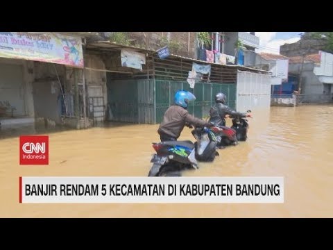 Banjir Rendam 5 Kecamatan di Kabupaten Bandung
