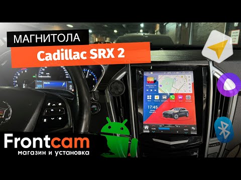 Магнитола Canbox H-Line 5621 Cadillac SRX 2 на ANDROID в стиле Тесла