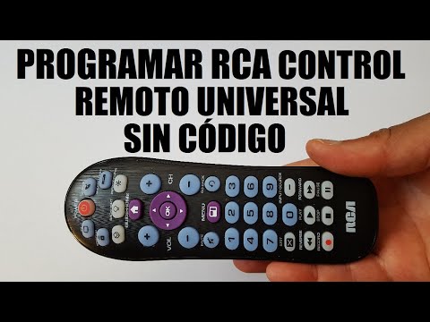 Video: ¿Cómo programar el control remoto universal rca?