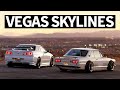 Two Skylines of our Dreams: Classic Hakosuka Nissan Skyline and R34 GT-R in Vegas