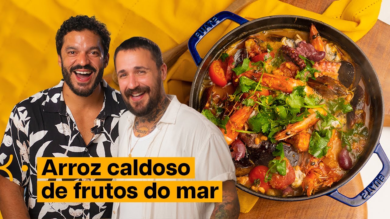 ARROZ DE CAMARÃO COM FRUTOS DO MAR COM do LEO ABREU!