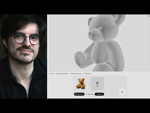 Krea génération d'objets 3D avec Hunyuan3D, Tripo, Trellis... par Greg Stern.