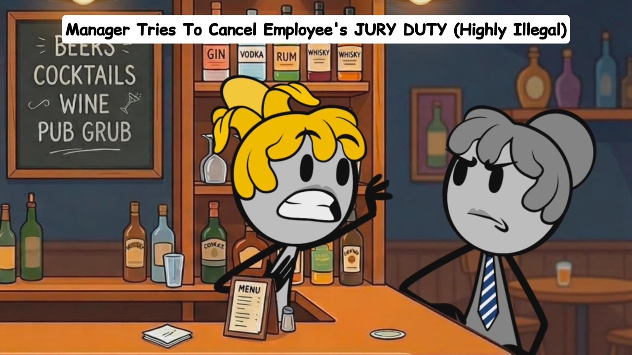 Manager Tries To Cancel Employee's JURY DUTY (Highly Illegal) - YouTube