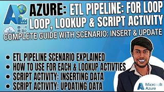 5) ADF ETL Pipeline: For‑Loop, Lookup &amp; Script Activity Explained
