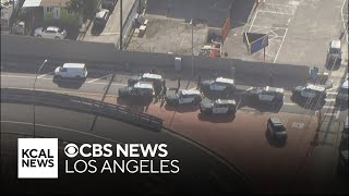 Southbound 710 Freeway closed for standoff with possible kidnapping suspect