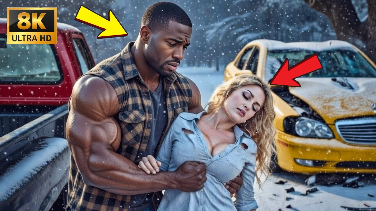 Black Single Dad Saved A Woman Freezing In The Snow, Unaware She Was Mafia Boss's Lost Daughter