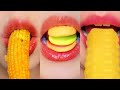 Satisfying ASMR Eating emoji food
