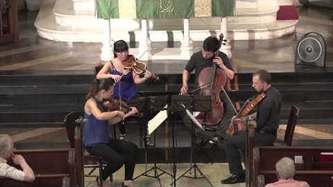 Attacca Quartet plays Haydn Op. 2 no. 2 -- Third Movement