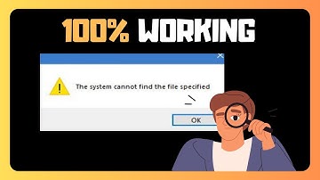 EASY FIX For  The System Cannot Find The File Specified  In Windows 11