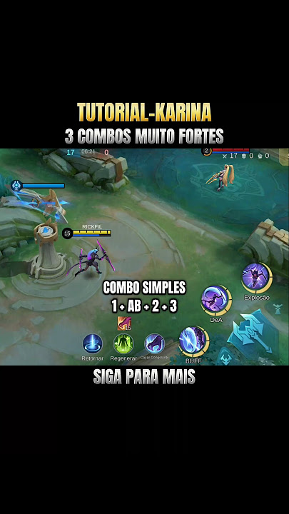 Tutorial Karina Mobile Legends | 3 Combos #mobilelegends