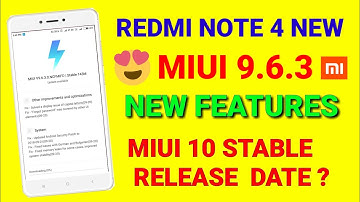 Miui 9.6.3.0 update | Redmi note 4 new stable update miui 9.6.3 | miui 9.6.3 for Redmi note 4