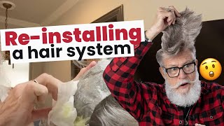Rick shows how to remove and reinstall a hair system