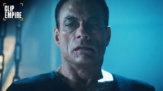 Barney Takes on Vilain (Stallone vs Van Damme) | The Expendables 2