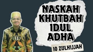 Khutbah Tersedih !!! Teks Khutbah Idul Adha Cocok Untuk Pemula | Ashar Tamanggong | Edisi Khutbah