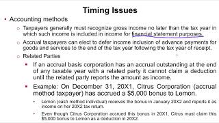Tax Consequences of Corporate Operations
