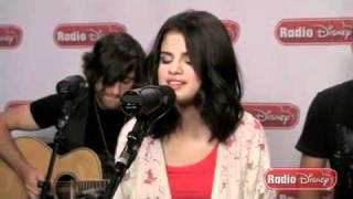 Radio Disney Exclusive Selena Gomez and The Scene Round and Round Acoustic.mp4 chords