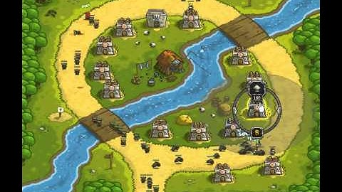 Kingdom Rush - Twin Rivers (Level 4) - Iron Challenge - normal difficulty