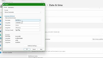 ប្តូរទម្រង់កាលបរិច្ឆេទក្នុងកំព្យូទ័រ/Change date and time PC #PC #Fix @Karnchinda
