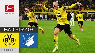 Borussia Dortmund - TSG Hoffenheim 3-2 | Highlights | Matchday 3 - Bundesliga 2021/22
