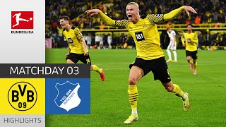 Borussia Dortmund - TSG Hoffenheim 3-2 | Highlights | Matchday 3 – Bundesliga 2021/22