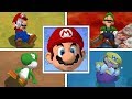 Super Mario 64 DS: All Character's Death Animations (Mario, Luigi, Yoshi, & Wario)