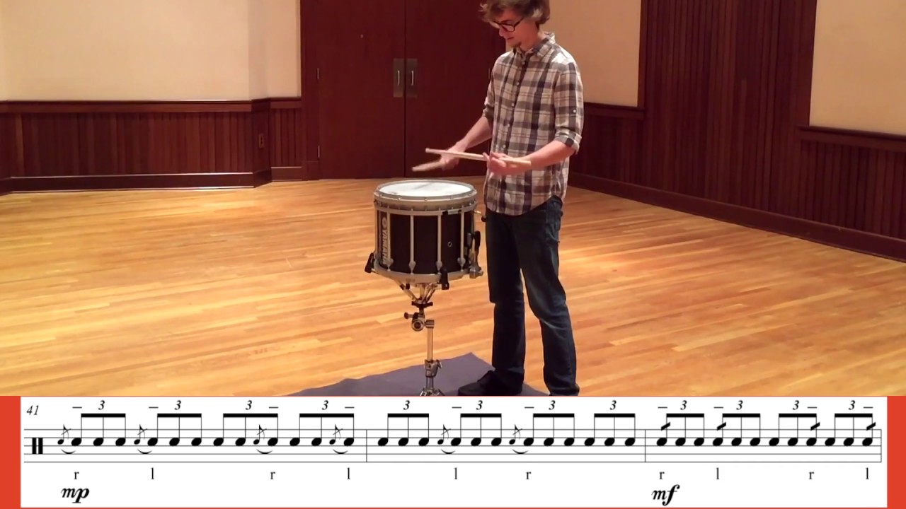 Rhythmic Rondo Rhythm! Rondo for Snare Drum by Luis Rivera (August 2017 R!Solo) - YouTube