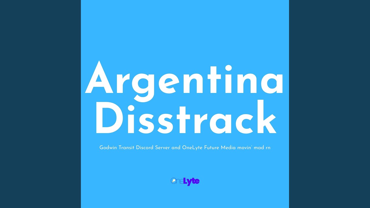 Watch Argentina Disstrack on YouTube Watch Argentina Disstrack on YouTube