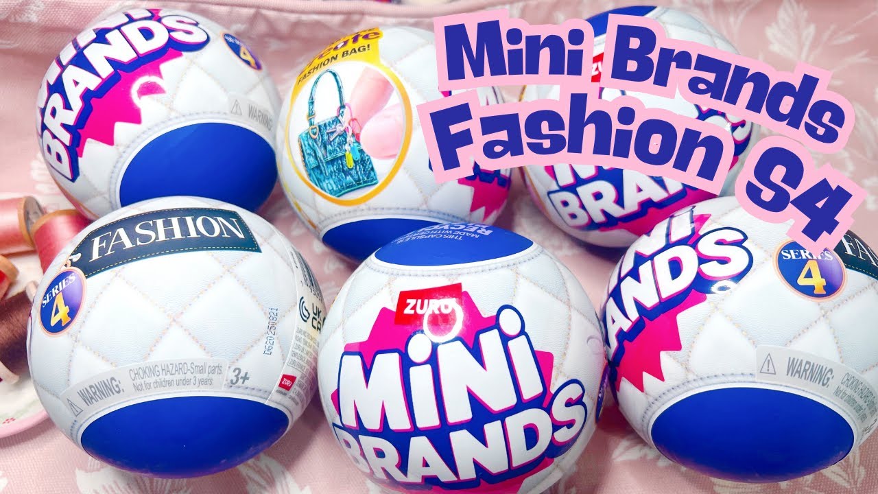 NEW MINI BRANDS FASHION Series 4 * - Haul Unboxing - YouTube