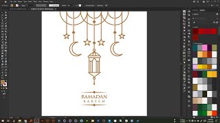 Ramadan Kareem Islamic Design in Illustrator screenshot 5