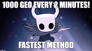Hollow Knight - 1000 Geo Every 2 Minutes! Fastest Method!