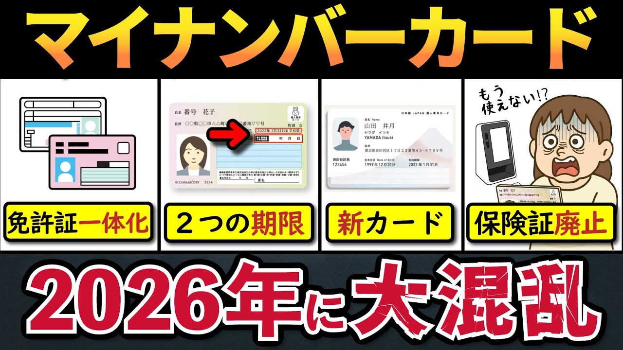 【政府は絶対教えない】マイナンバーカード廃止の真実！保険証廃止・運転免許証一体化… 今すぐやるべき対策を徹底解説