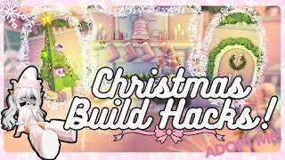 Top 5 Christmas Build Hacks You Have To Try Christmas Song Ids Adopt Me Roblox