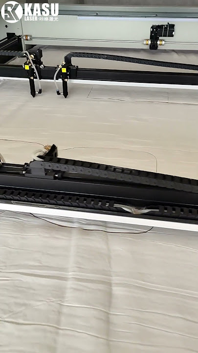 KASU Laser Carpet Cutter KD1814-SY/KD1614-SY Dual-Guiderail Vision Laser Cutter #kasulaser