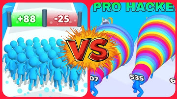 Layer Man vs Count Master -💘💙💘💙💘💙 All Level Gameplay Walkthrough (Max Level, Math Game) New Update
