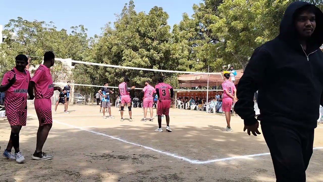 Khel Mahakumbh 2025 All Gujarat Deaf Men's Volleyball Final Gandhinagar vs Surat 🏆🏐