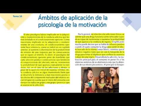 Psicología de la motivación UNED - Tema 10