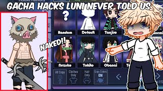 14 Gacha Club Hacks of DEMON SLAYER Don't USE FOR GACHA HEAT HACKS 😱😱😨