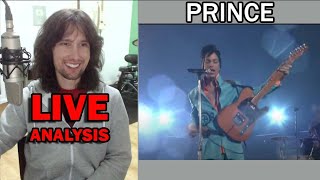 British guitarist analyses Prince live in the purple rain in 2007!