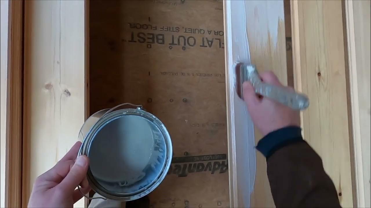 How to Whitewash Stain Pickle Tongue and Groove Pine Board Take the