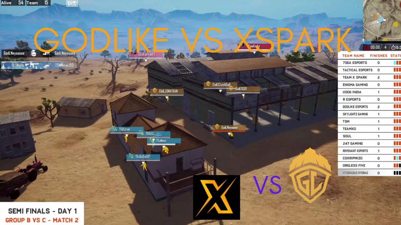 Team Godlike vs Xspark 😱😱! 4 vs 4 🔥 - YouTube